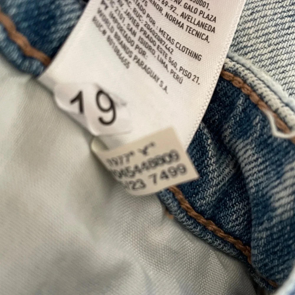 American Eagle Jean Shorts Zipper Fly Beach Coastal Denim Short
